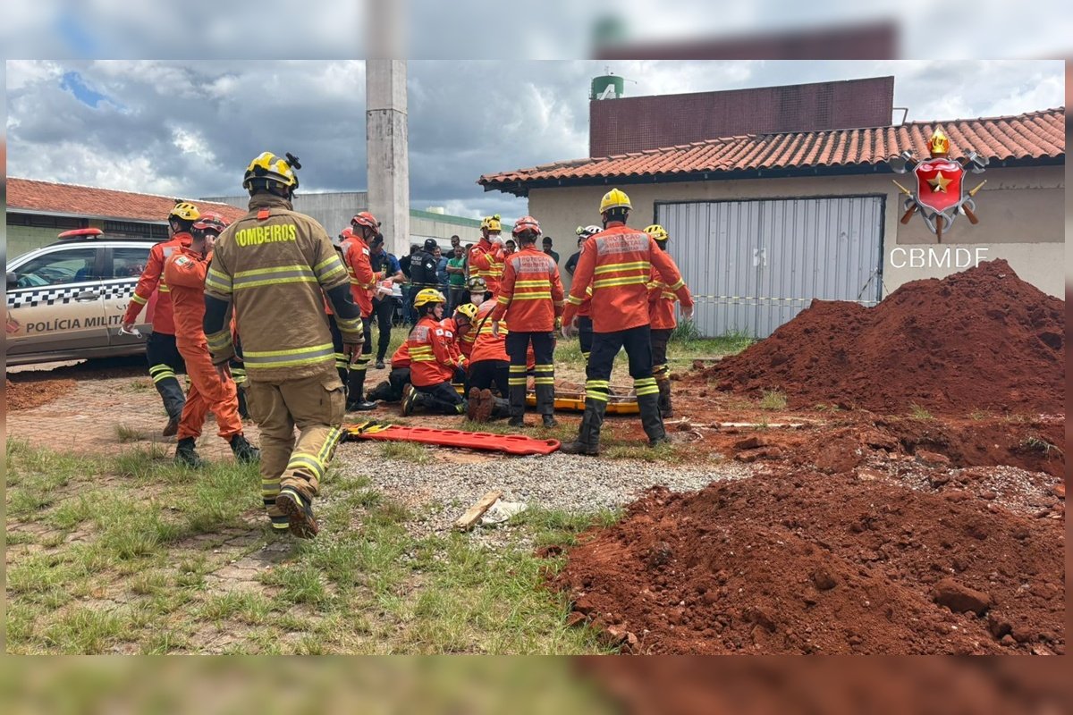 Ilustração: Joaquim Vieira Carvalho ficou cerca de cinco minutos soterrado, teve - Sou Brasília