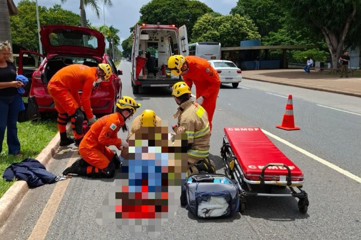 Atropelamento na Asa Sul