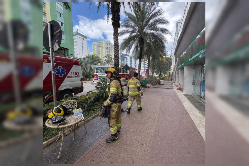 Curto-circuito causa incêndio em loja de Águas Claras e provoca evacuação de funcionários