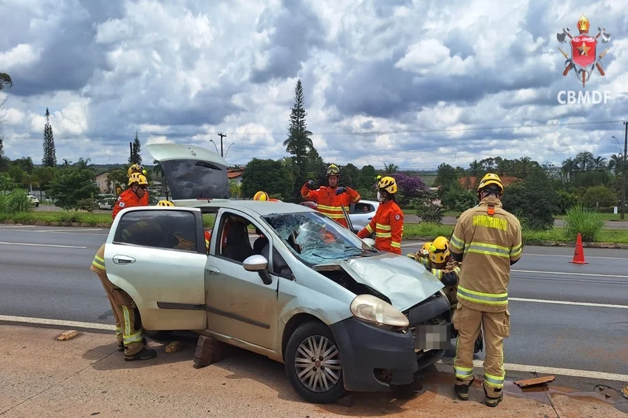 Acidente de trânsito no Distrito Federal
