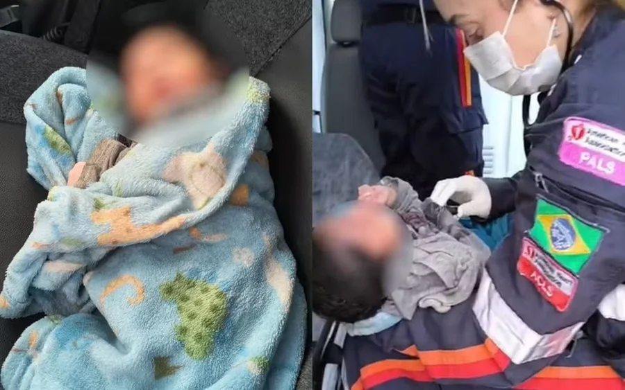 Bebe Abandonado Caixa De Papelao Goias — Distrito Federal