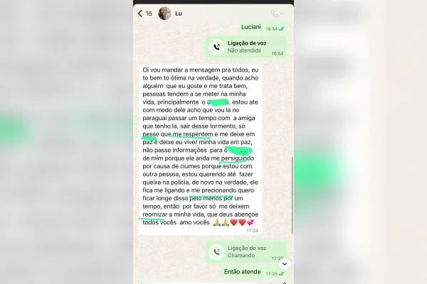 Corretora desaparece em SC após mensagem preocupante à família