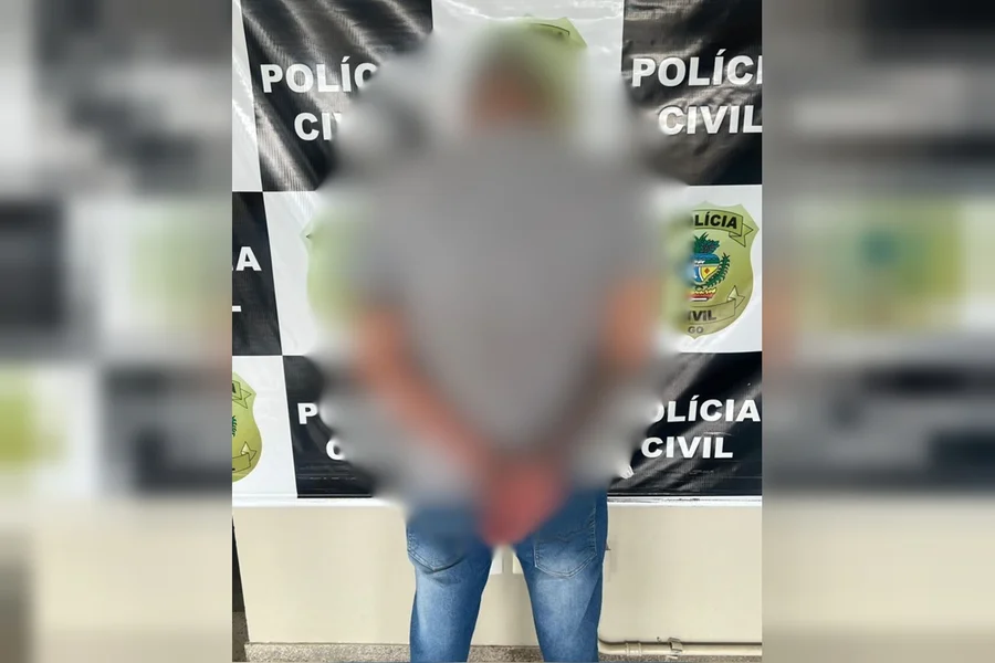 Suspeito preso pela polícia no Distrito Federal