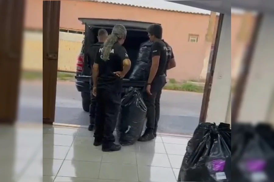 Policial da PCDF durante operação no Distrito Federal
