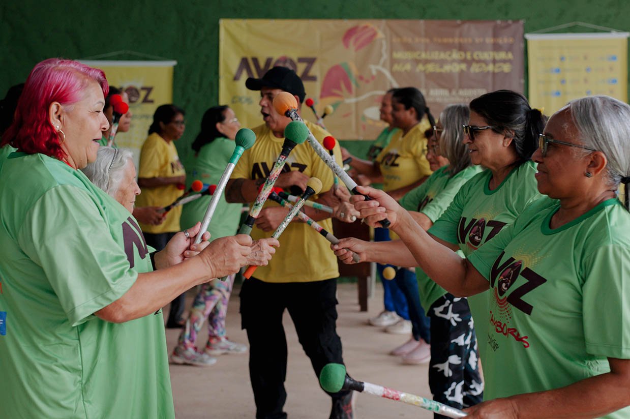 Projeto Avóz dos Tambores abre oficinas gratuitas de percussão no Itapoã