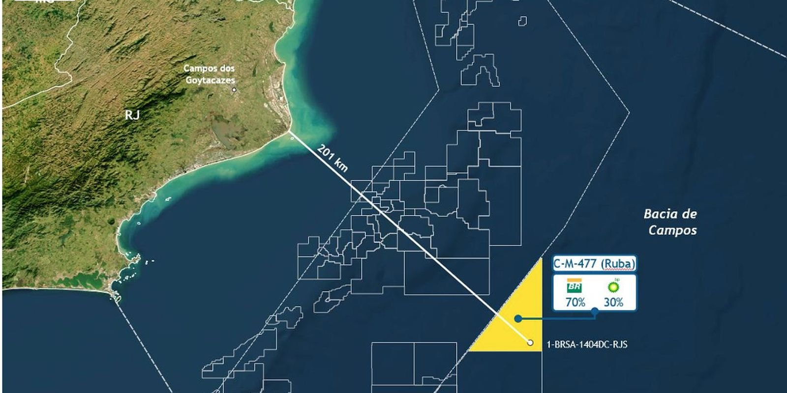 Petrobras anuncia nova descoberta de hidrocarbonetos no pré-sal da Bacia de Campos