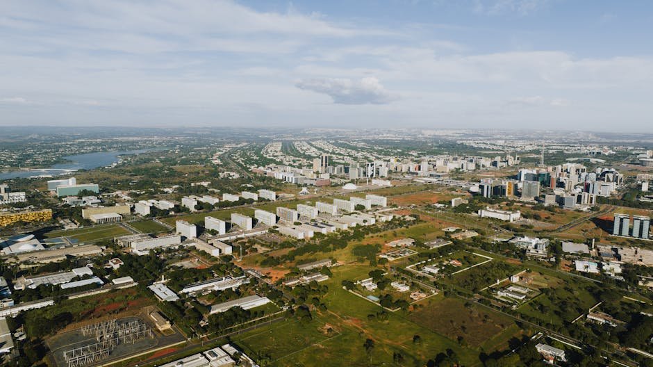 Prédio público em Brasília com arquitetura modernista