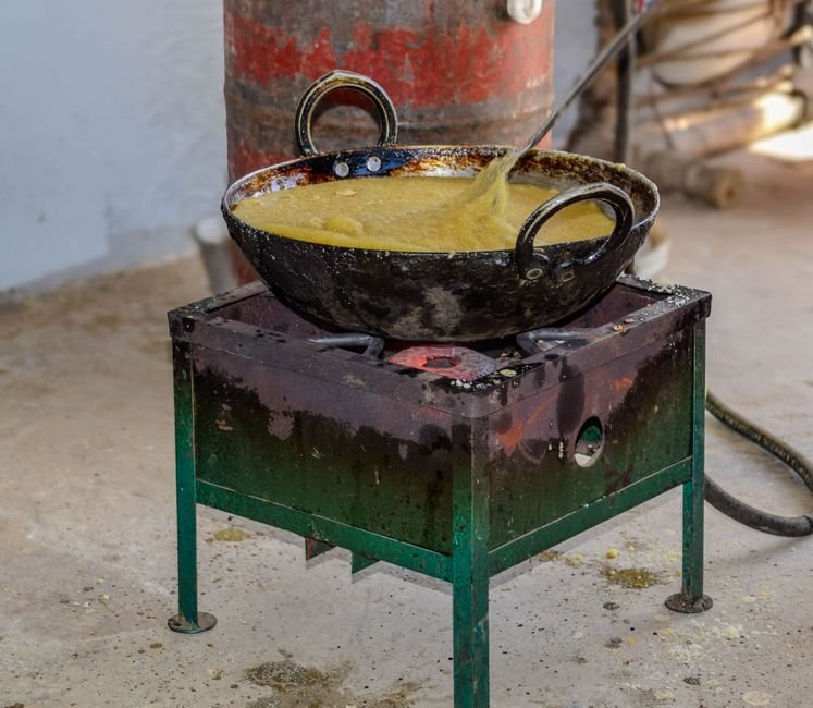 Botijão de gás de cozinha