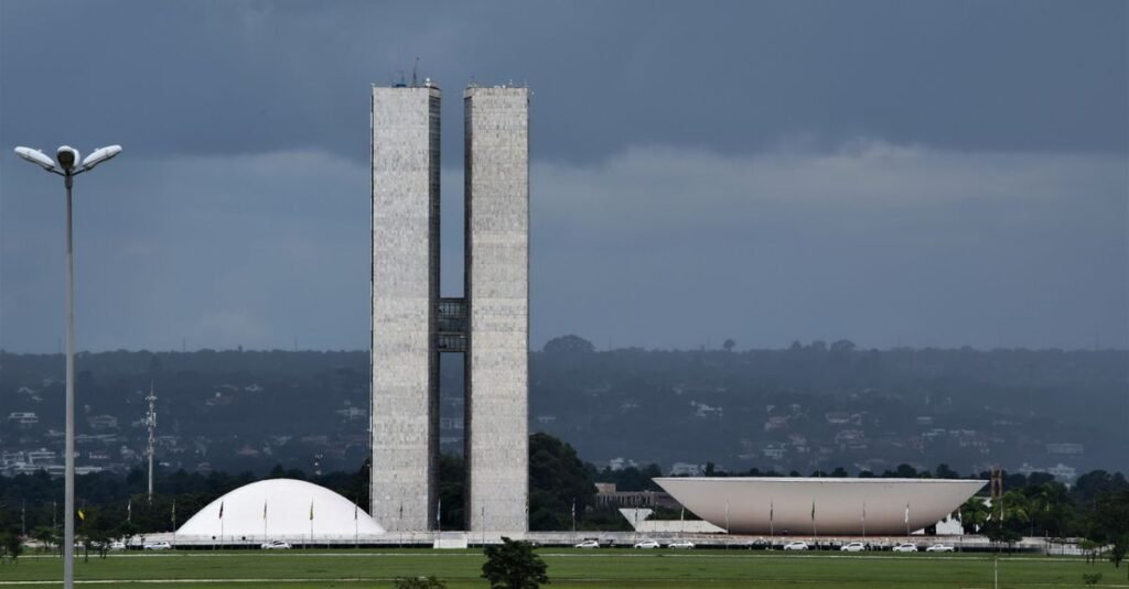 Congresso Nacional em Brasília, sede dos Poderes no Distrito Federal