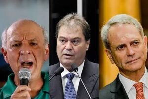 José Roberto Arruda, Gim Argello e Paulo Octávio, nomes centrais da chapa do PSD e do Avante no DF