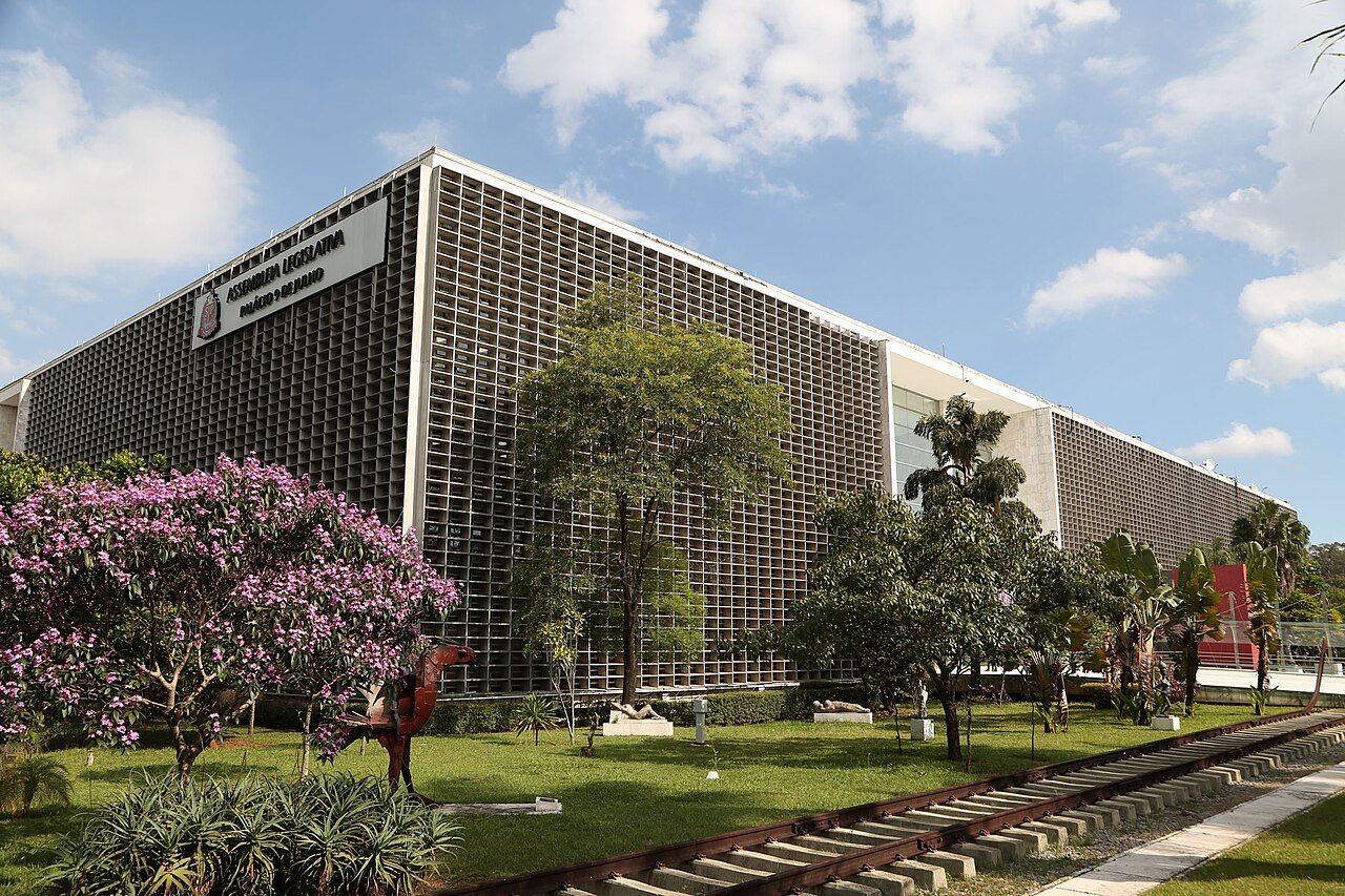 Fachada do Palácio 9 de Julho, sede da Assembleia Legislativa do Estado de São Paulo