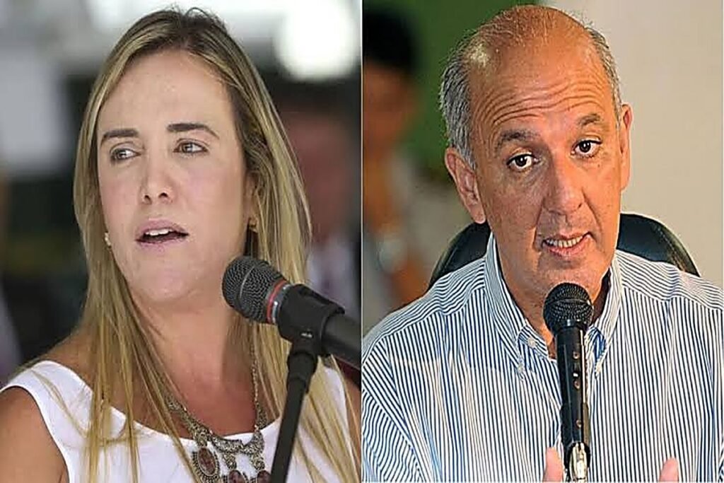 Celina Leão e José Roberto Arruda, os dois primeiros colocados nas pesquisas para o Governo do DF