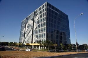 Fachada do edifício sede do Banco do Brasil, em Brasília