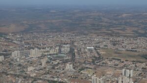 Vista aérea da região central do Gama, no Distrito Federal