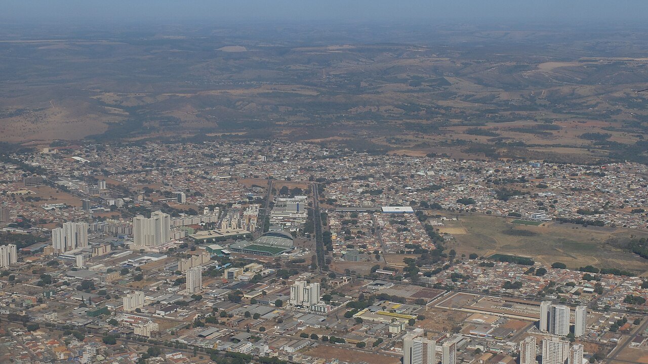 Vista aérea da região central do Gama, no Distrito Federal