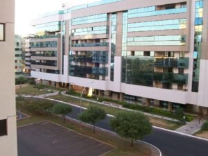 Prédios residenciais do Sudoeste, em Brasília, vistos de cima