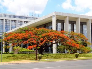 Fachada do Palácio da Justiça do Tribunal de Justiça do Distrito Federal e dos Territórios em Brasília