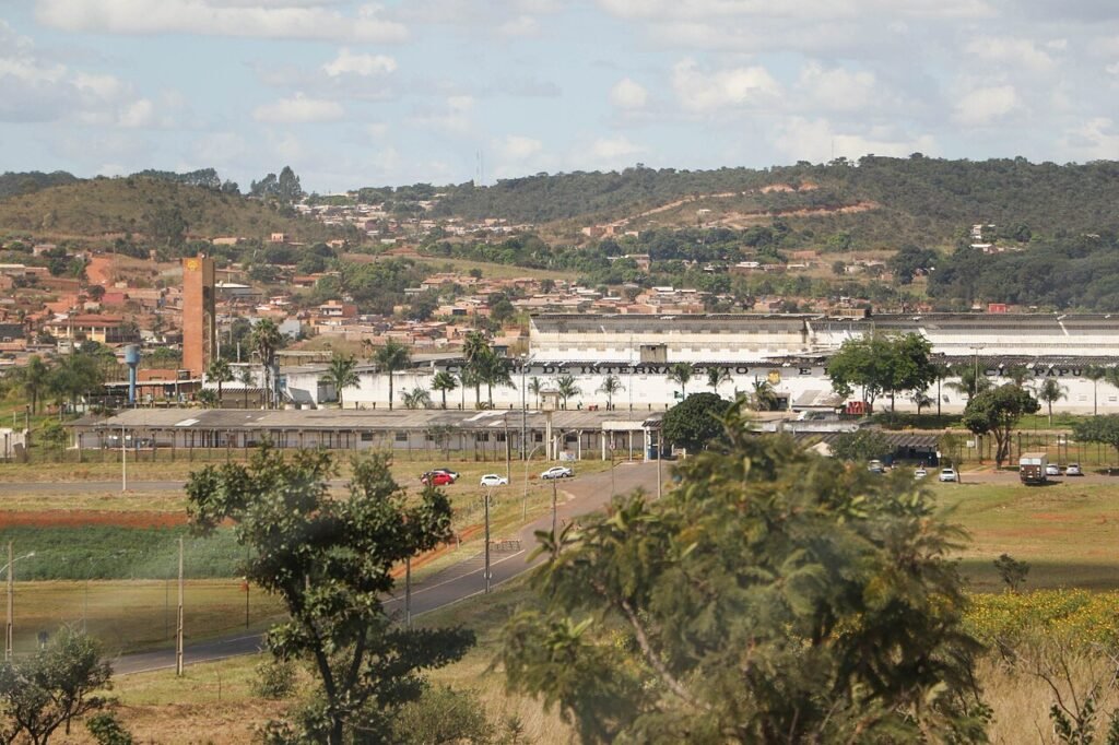 Vista externa do Complexo Penitenciário da Papuda, no Distrito Federal