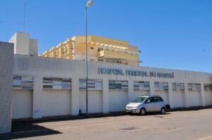 Fachada do Hospital Regional do Paranoá, no Distrito Federal