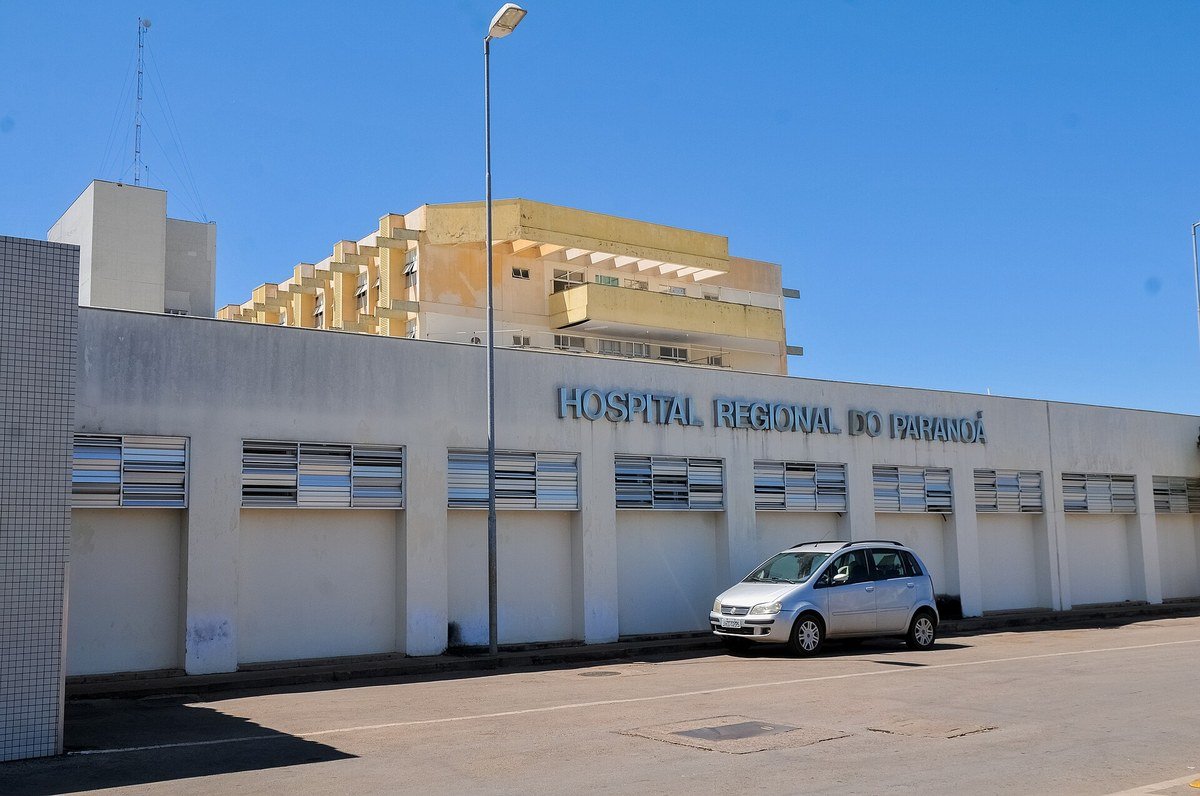 Fachada do Hospital Regional do Paranoá, no Distrito Federal