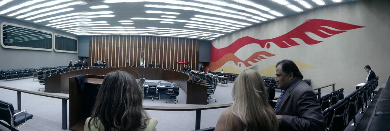 Sala de sessões do Tribunal de Justiça do Distrito Federal e dos Territórios, em Brasília
