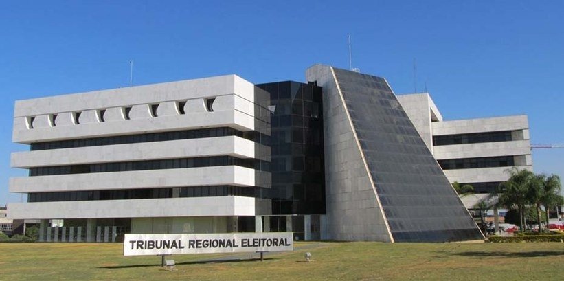 Fachada do Tribunal Regional Eleitoral, em Brasilia