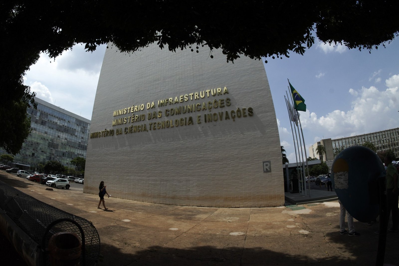 Bloco de ministérios na Esplanada dos Ministérios, em Brasília; foto de arquivo